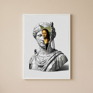 The Enigma's Smile — Mona Lisa Wall Art Print