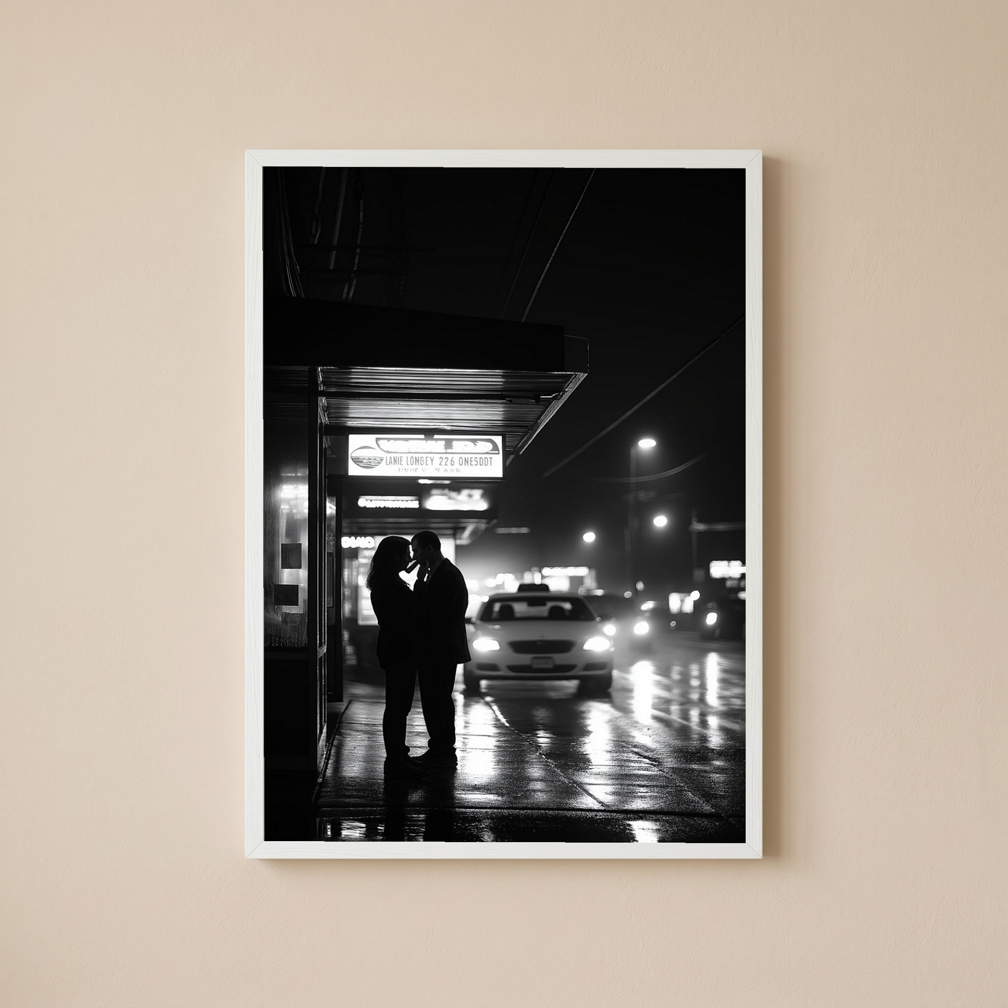 Window of Love Wall Art Print — Romantic View Poster