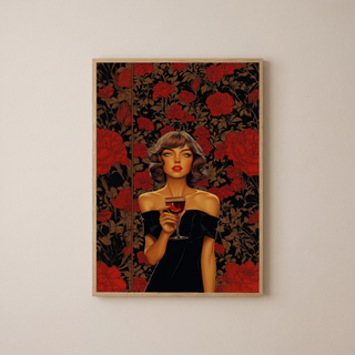 Cocktail Party Wall Art Print — Mid-Century Hosting Poster