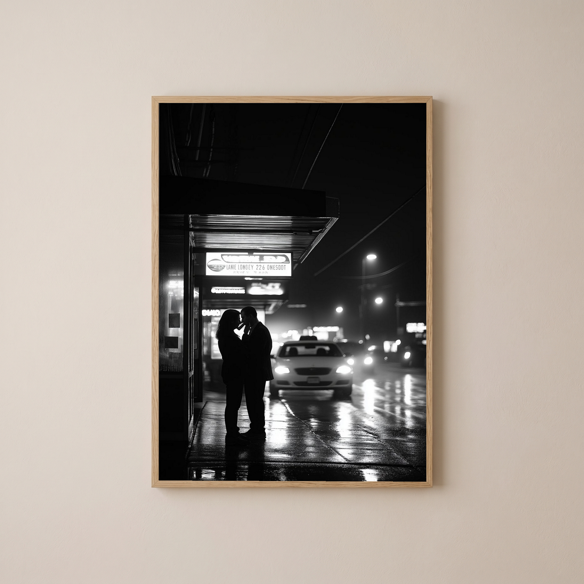 Window of Love Wall Art Print — Romantic View Poster