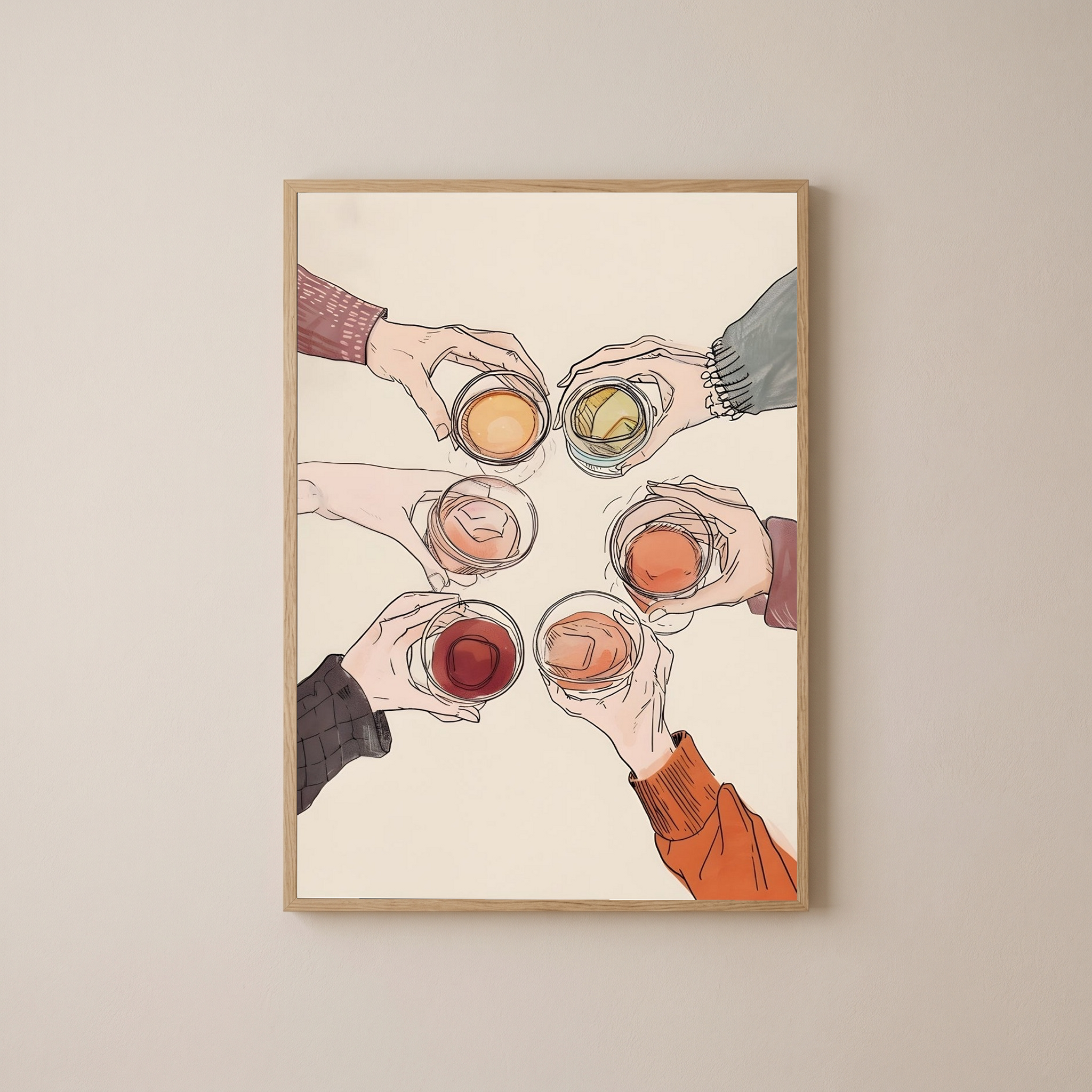 Salude Wall Art Print — Spanish Cheers Toast Quote Poster