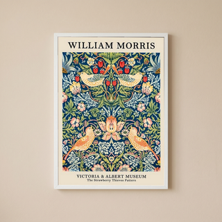 William Morris Strawberry Thief Print — V&A Museum Botanical Art