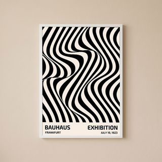 Bauhaus Exhibition 1923 Poster — Frankfurt Op Art Print