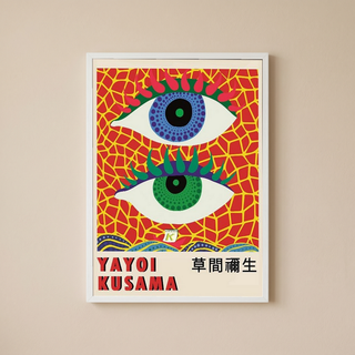 Yayoi Kusama Eye Art Print — Pop Art Contemporary Poster
