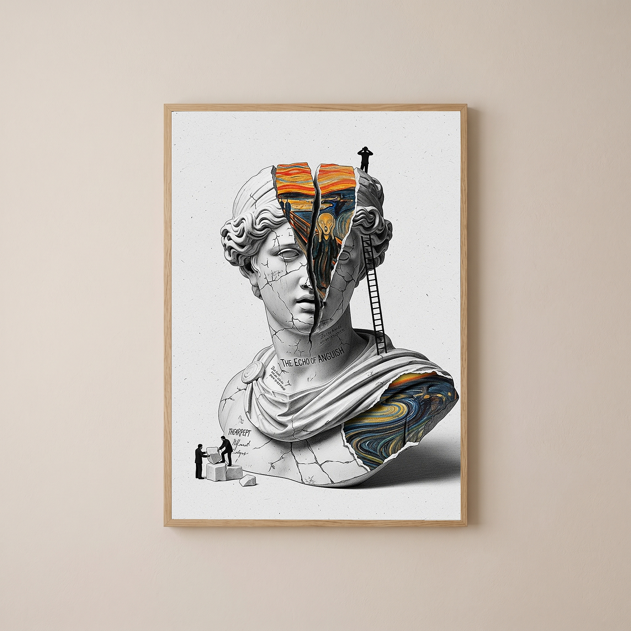 The Echo of Anguish — Edvard Munch's Scream Wall Art Print