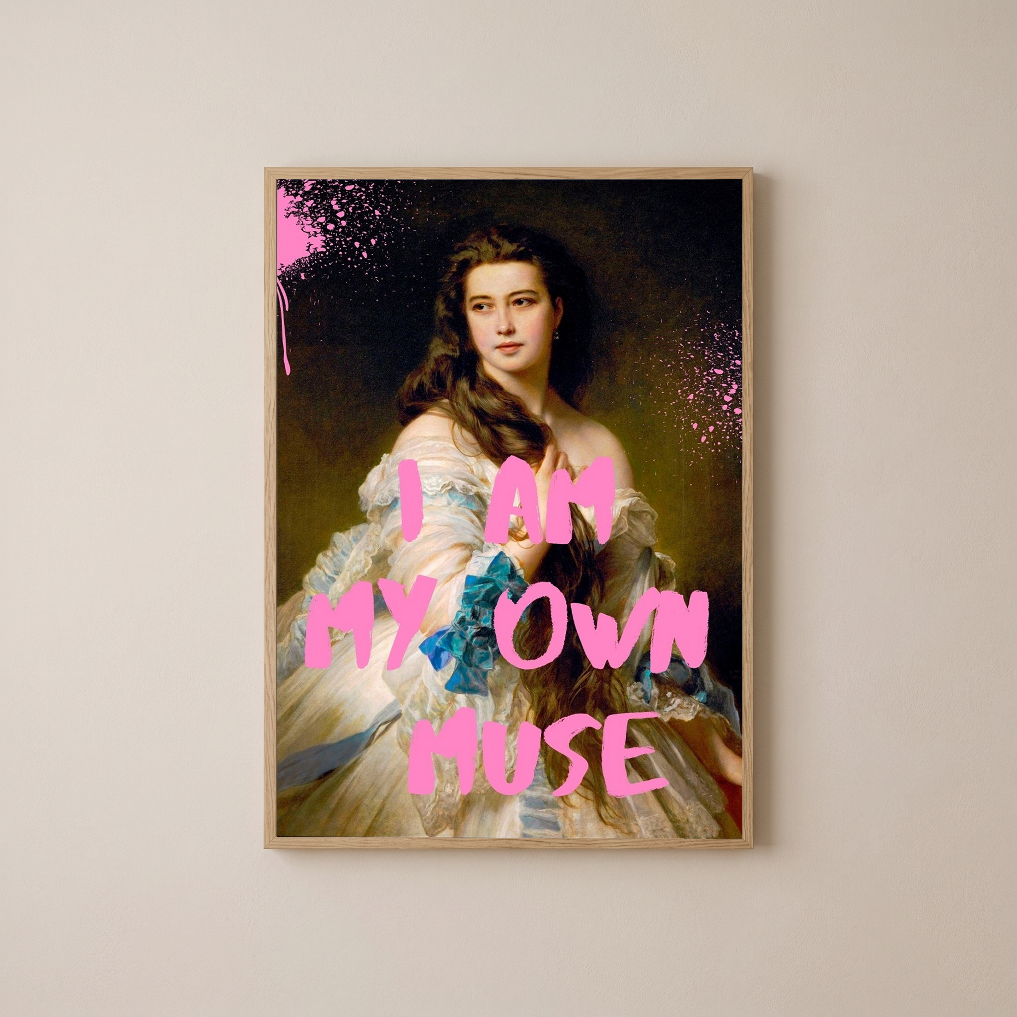 I Am My Own Muse Wall Art Print — Self-Love Empowerment Quote Poster