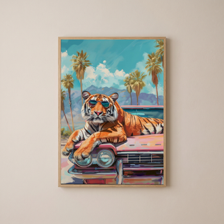 Tropical Swagger Wall Art Print — Bold Tropical Aesthetic Poster