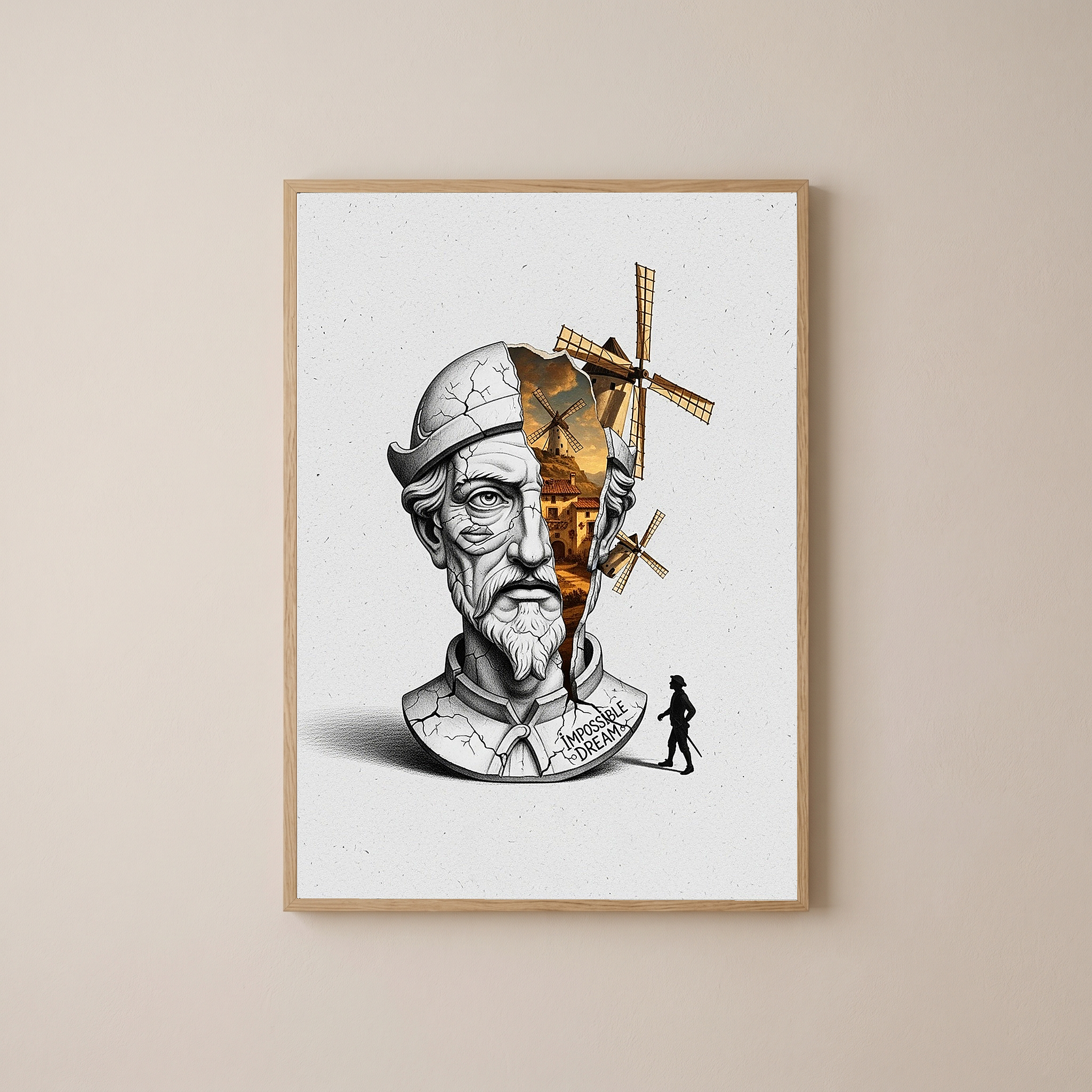 Impossible to Dream — Don Quixote Wall Art Print