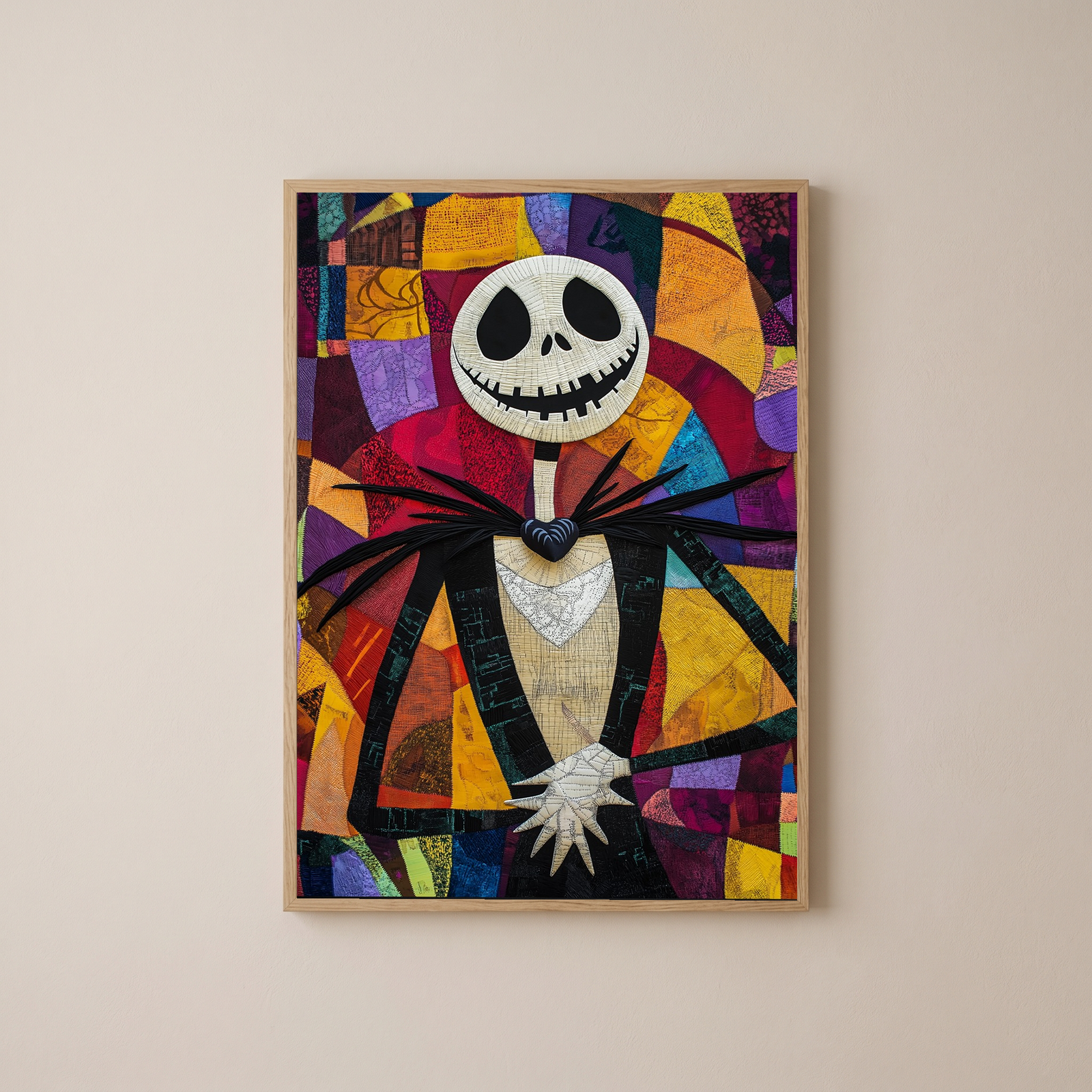 Jack Skellington Wall Art Print — Nightmare Before Christmas Tribute Poster