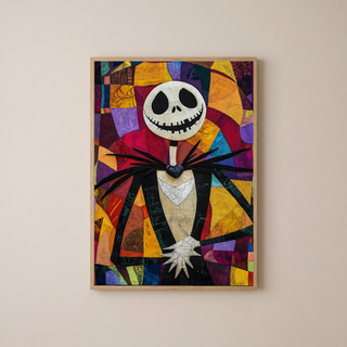 Jack Skellington Wall Art Print — Nightmare Before Christmas Tribute Poster