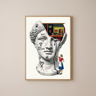 Quiet Sanctuary — Edward Hopper Nighthawks Wall Art Print