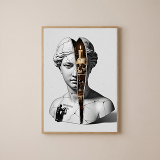 Memento Mori — Surreal Venus Vanitas Wall Art Print