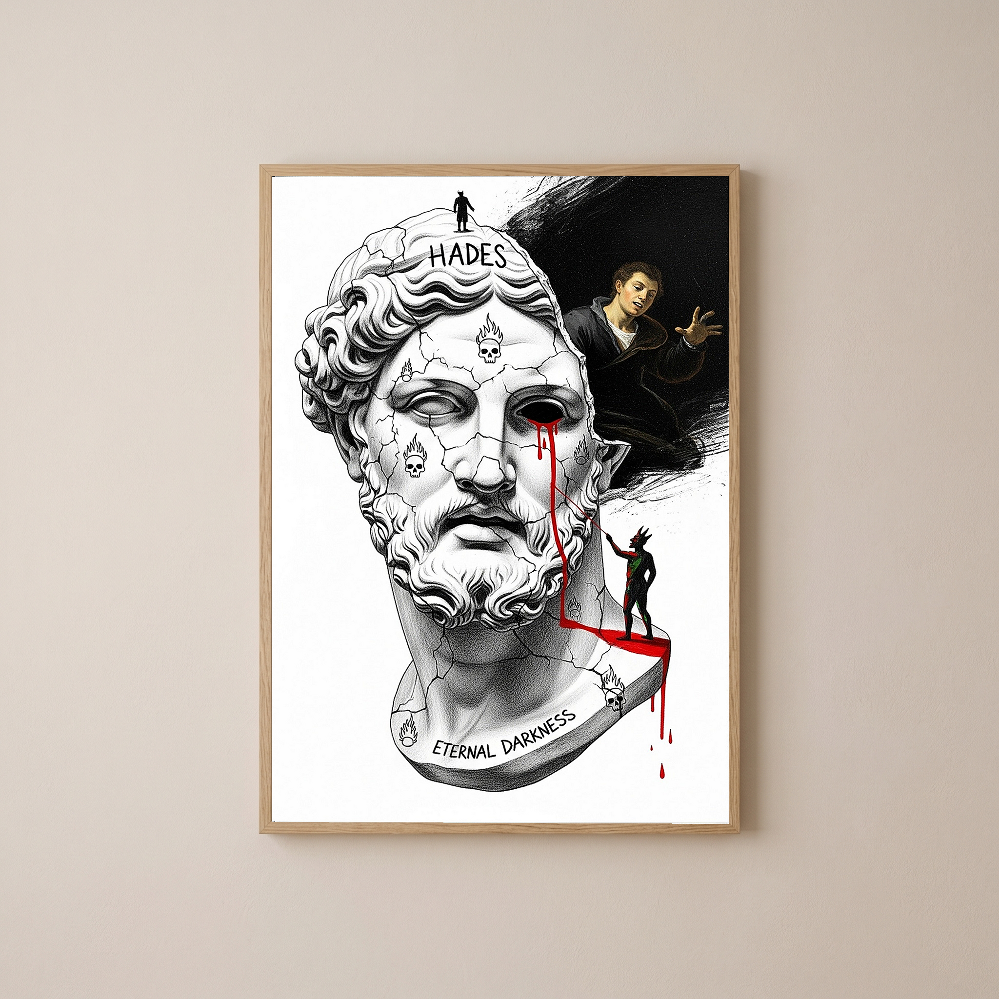 Eternal Darkness — Hades Mythology Wall Art Print