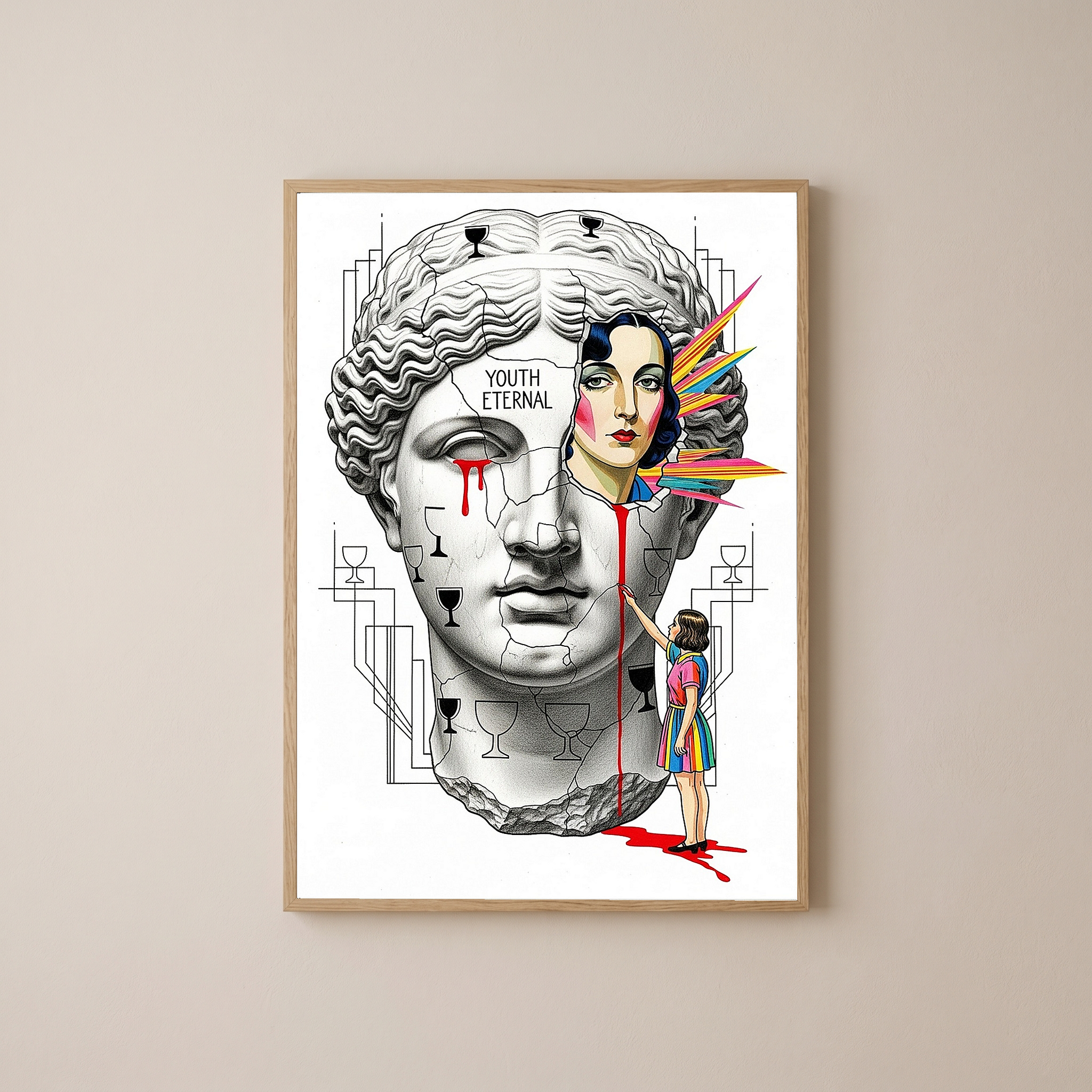 Youth Eternal Venus — Surreal Wall Art Print