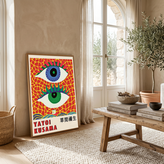 Yayoi Kusama Eye Art Print — Pop Art Contemporary Poster