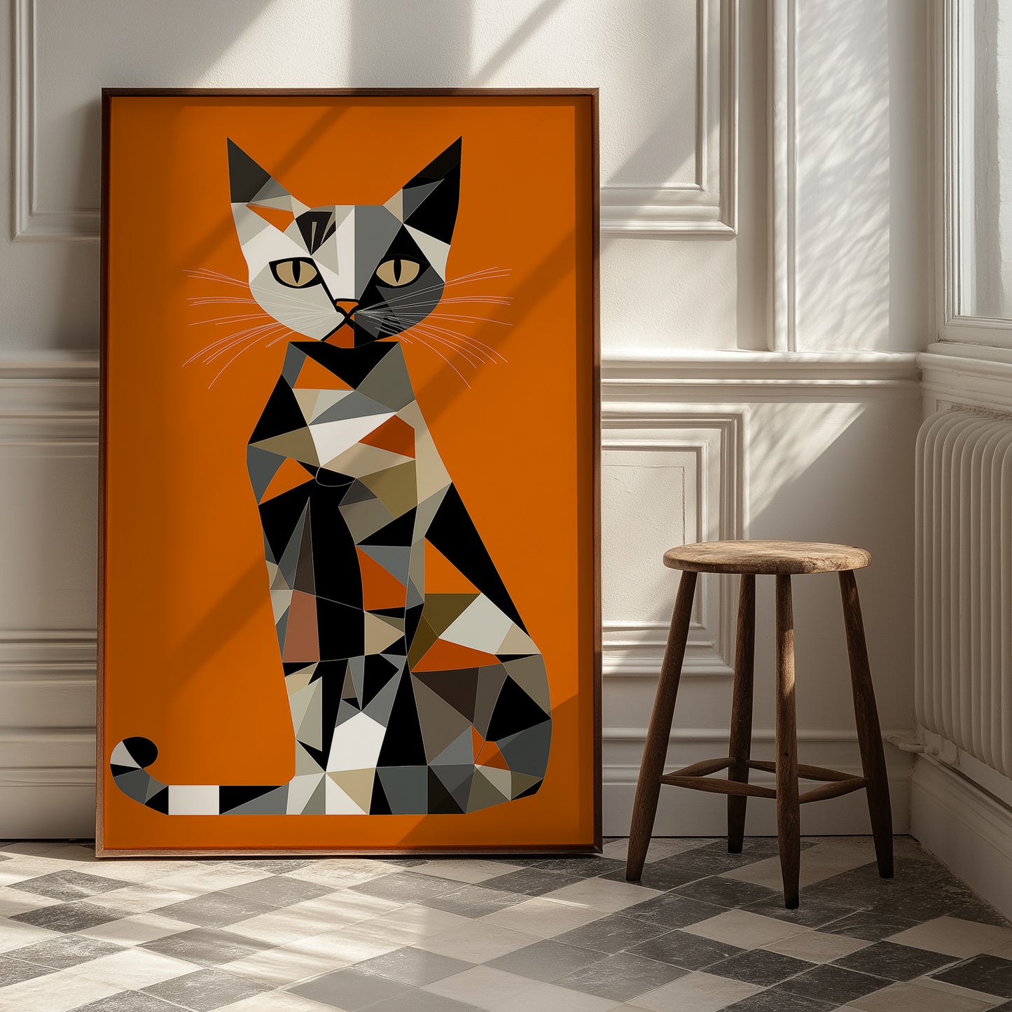Shapes of a Cat Tablo Boyutlarında ve Yüksek Kaliteli Poster