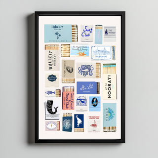 Ephemera Wall Art Print — Vintage Collage Aesthetic Poster