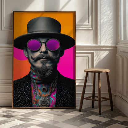 Neon Mystique Tablo Boyutlarında ve Yüksek Kaliteli Poster