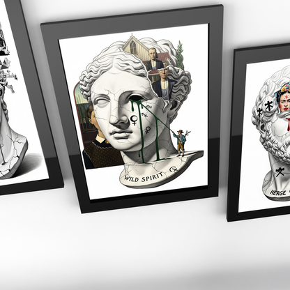 Wild Spirit: American Gothic Tablo Boyutlarında ve Yüksek Kaliteli Poster