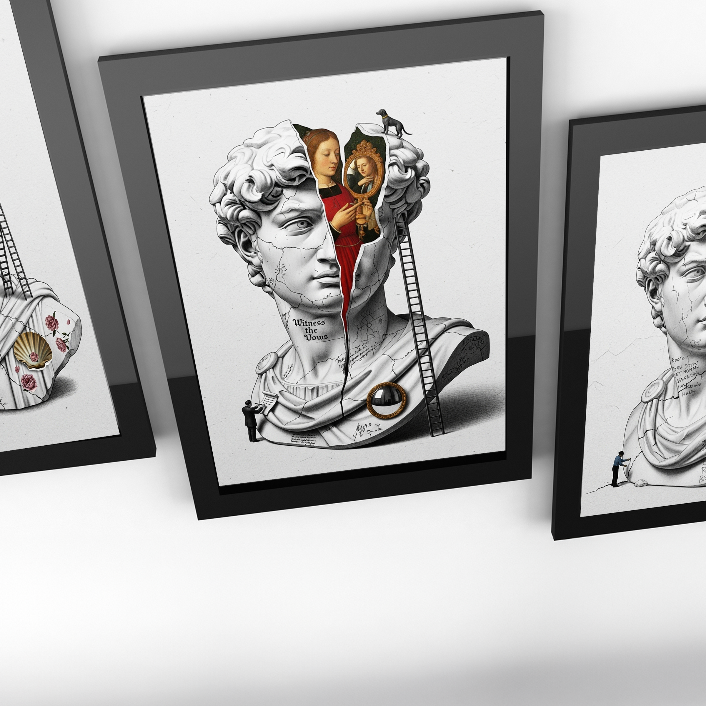 Witness the Vows — Renaissance Wedding Wall Art Print
