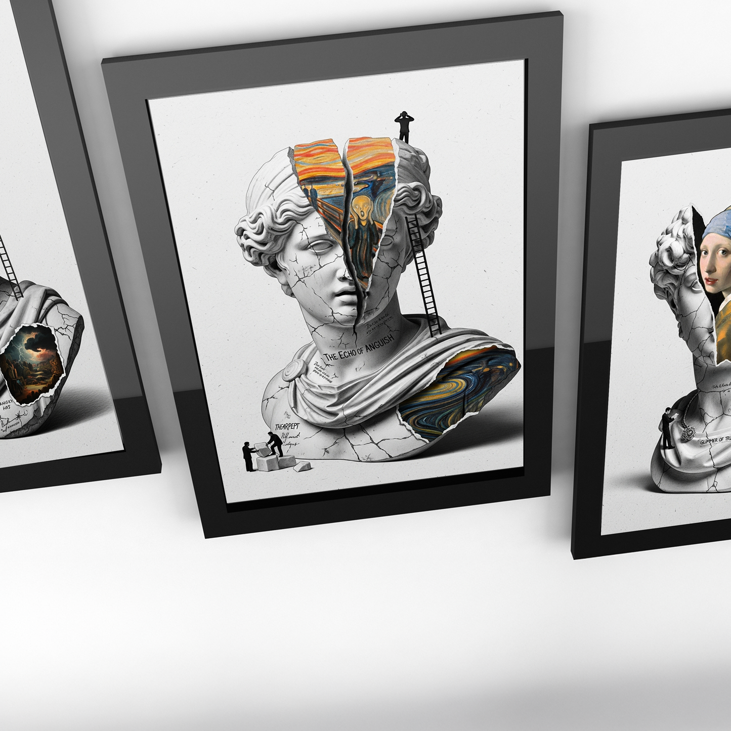 The Echo of Anguish: Çığlık Tablo Boyutlarında ve Yüksek Kaliteli Poster