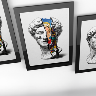 Fate Tarot — Surreal David Bust Wall Art Print