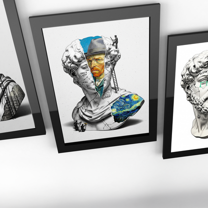 Van Gogh: Yıldızlı Gece Tablo Boyutlarında ve Yüksek Kaliteli Poster