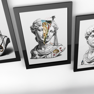 Beauty Unveiled — Botticelli's Venus Reimagined Wall Art Print