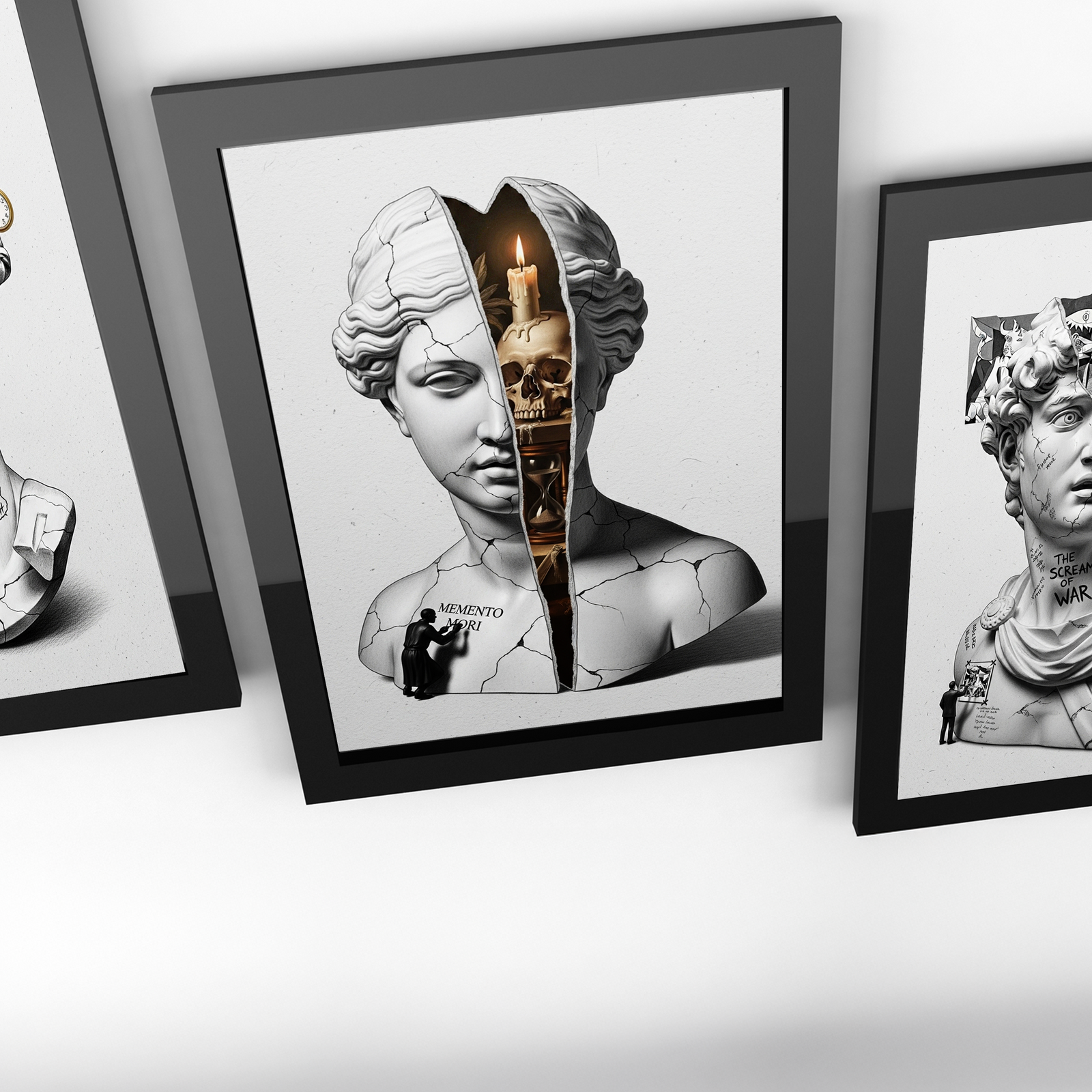 Memento Mori — Surreal Venus Vanitas Wall Art Print