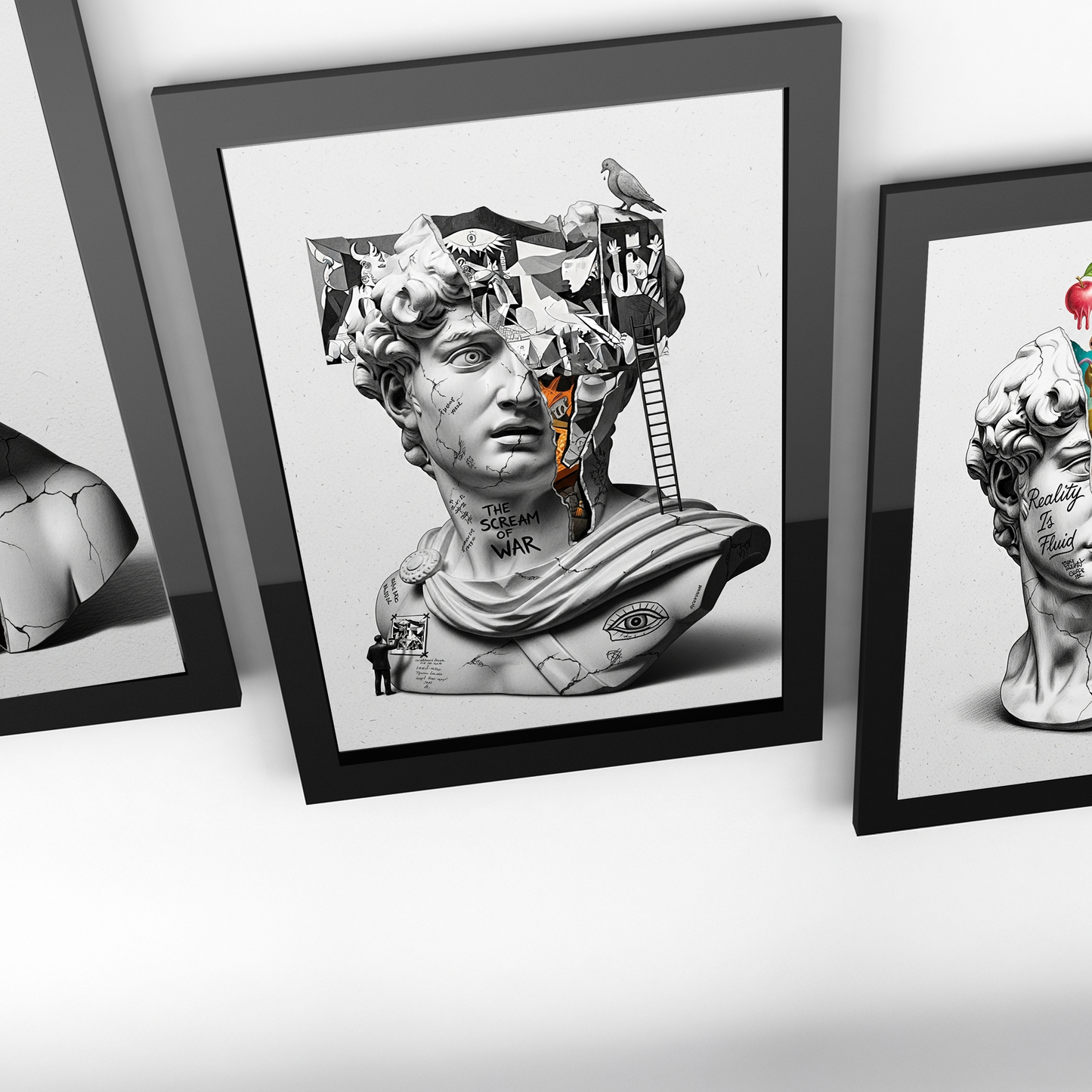 The Scream of War: Guernica Tablo Boyutlarında ve Yüksek Kaliteli Poster