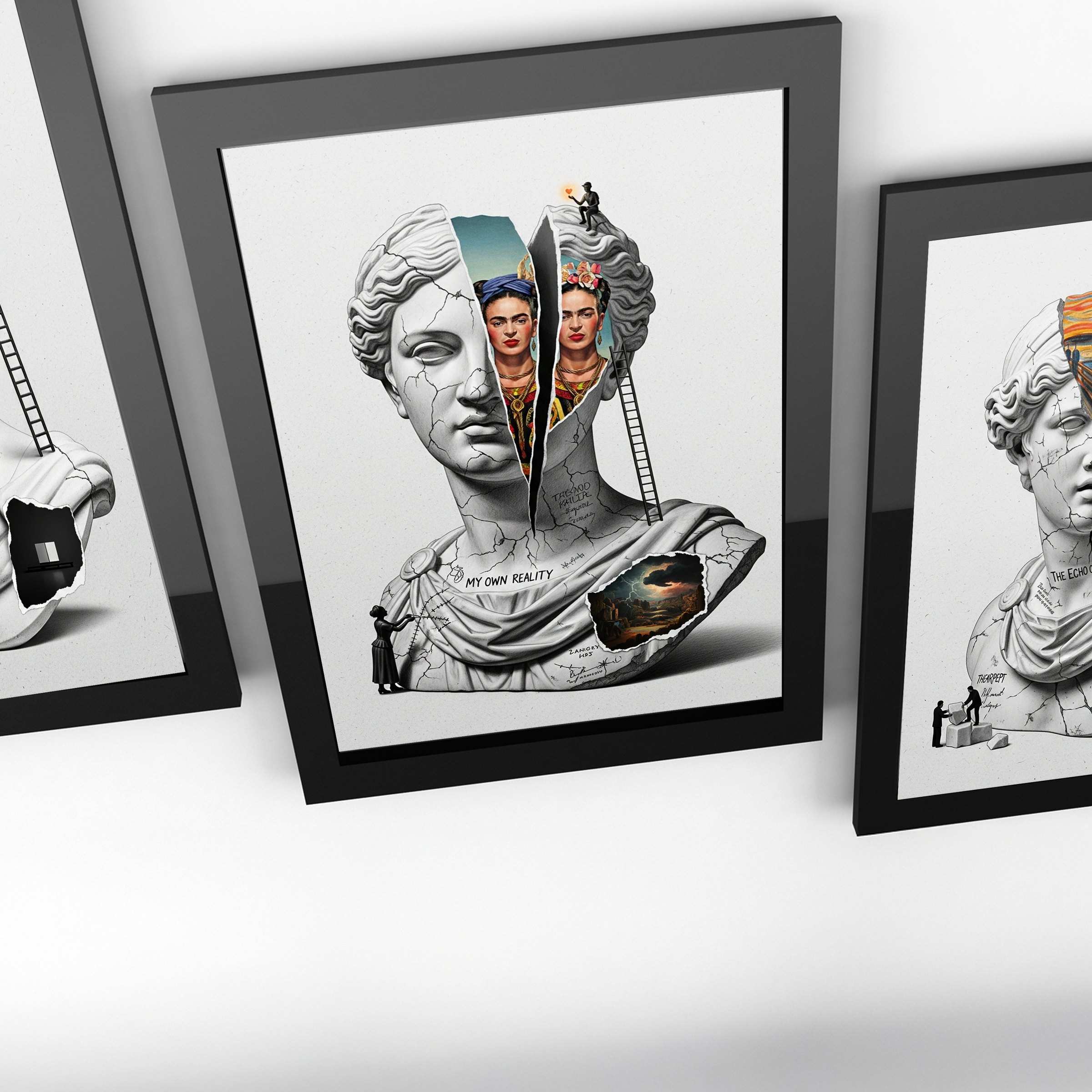 My Own Reality — Frida Kahlo Inspired Wall Art Print
