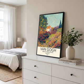 Van Gogh Landscape Poster — National Gallery Post-Impressionist Print