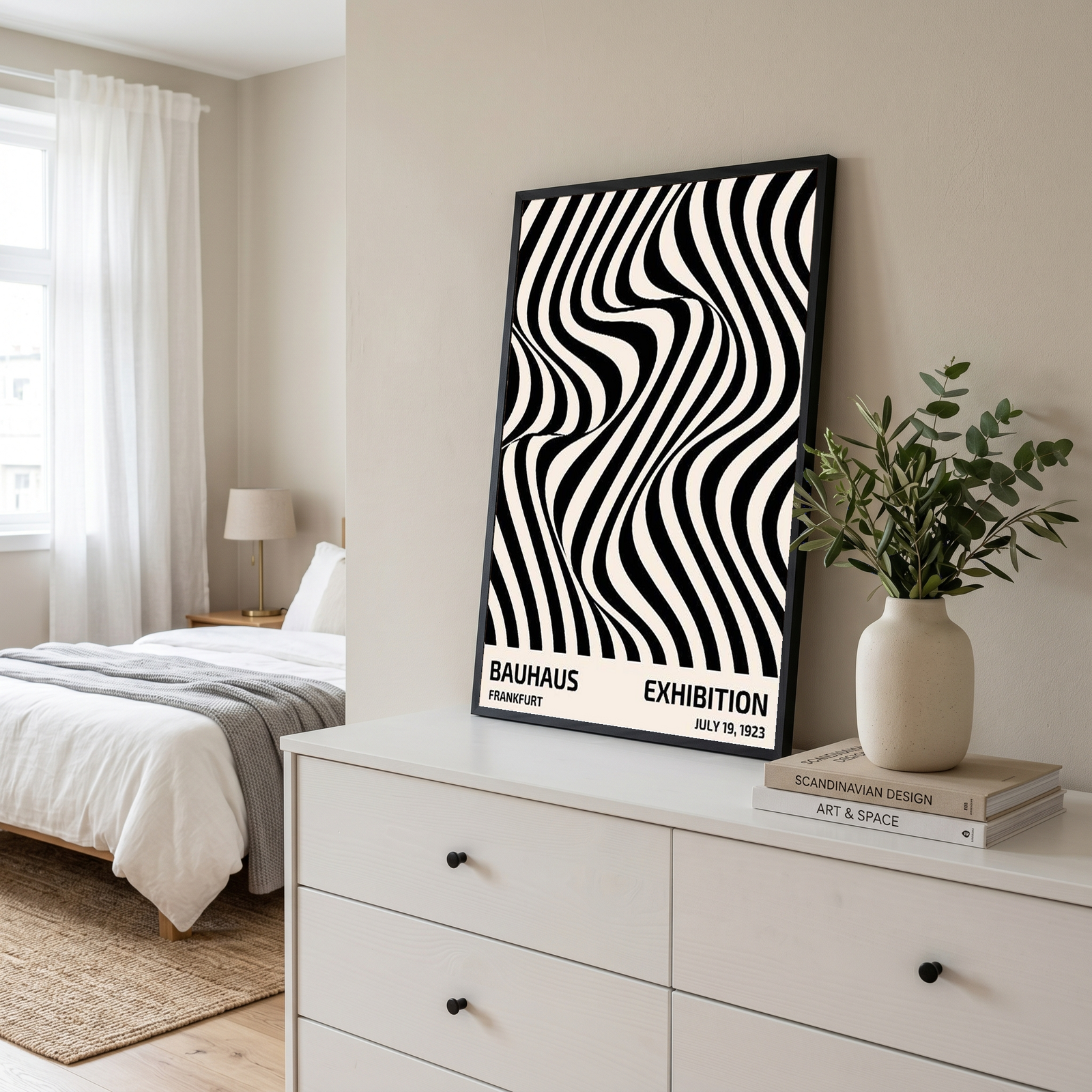 Bauhaus Exhibition 1923 Poster — Frankfurt Op Art Print