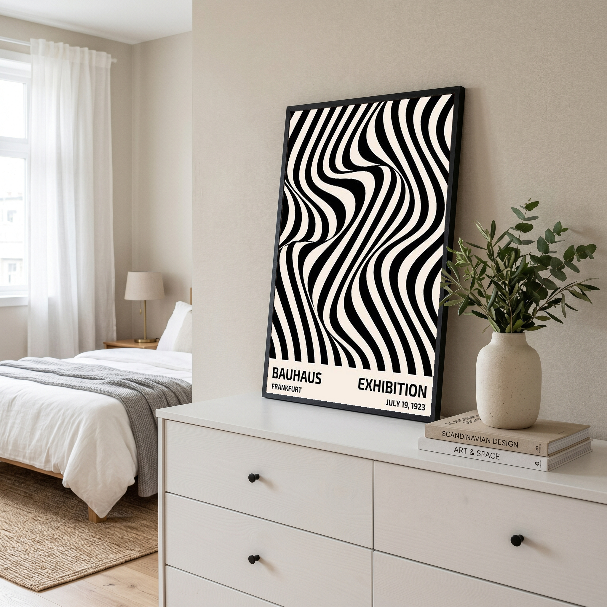 Bauhaus Exhibition 1923 Poster — Frankfurt Op Art Print