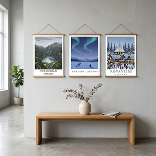 Norwegian Fjords — Geirangerfjord Scenic Travel Wall Art Print