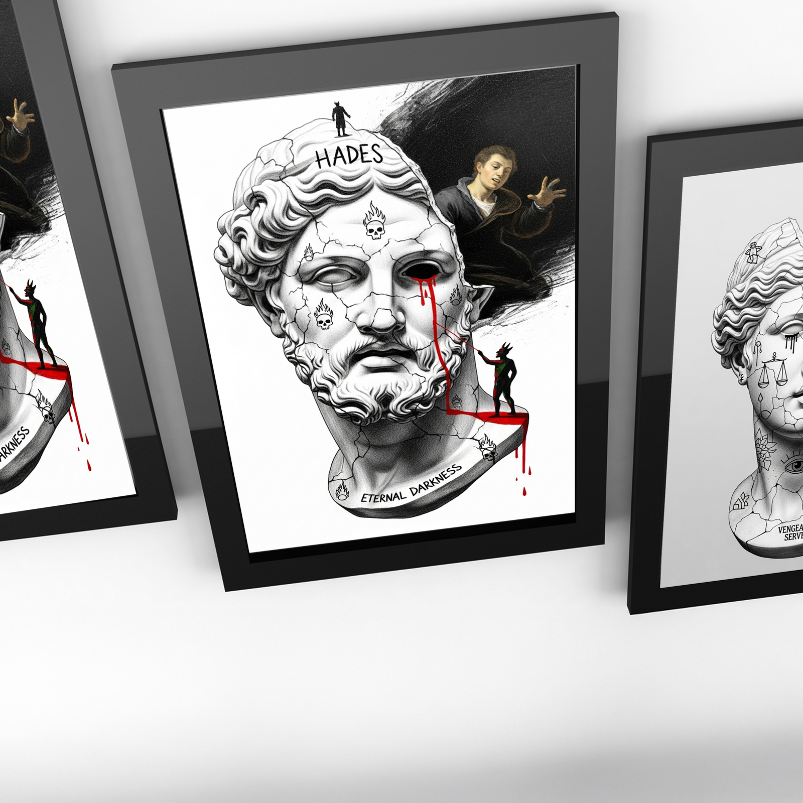 Eternal Darkness — Hades Mythology Wall Art Print