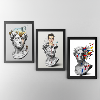 Burning Desire — Egon Schiele Inspired Wall Art Print
