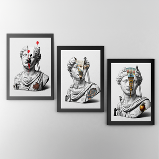 The Spark of Life — Michelangelo's Creation of Adam Wall Art Print