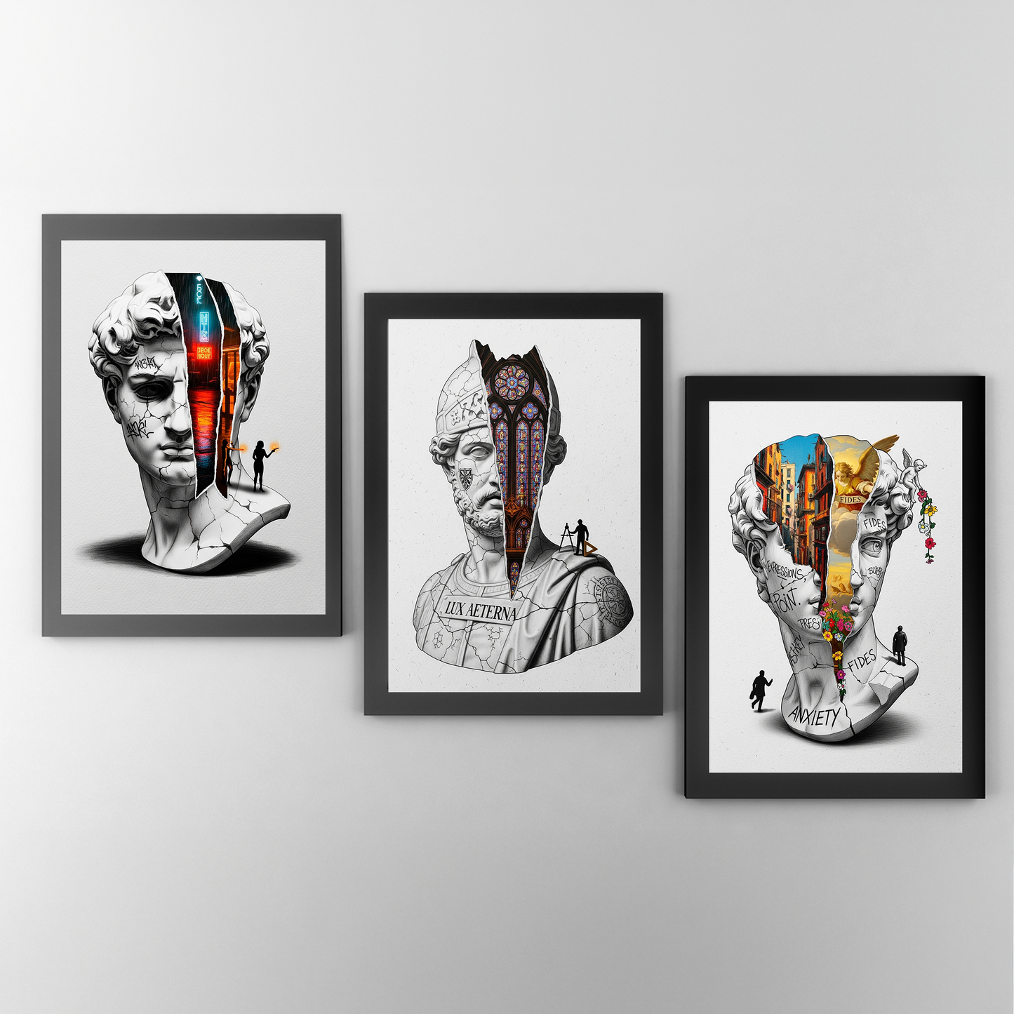 Lux Aeterna: Vitray Tablo Boyutlarında ve Yüksek Kaliteli Poster