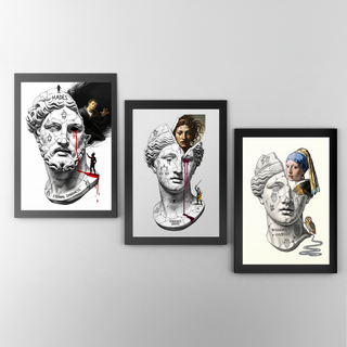 Vengeance Served Medusa V2 — Surreal Greek Mythology Wall Art Print