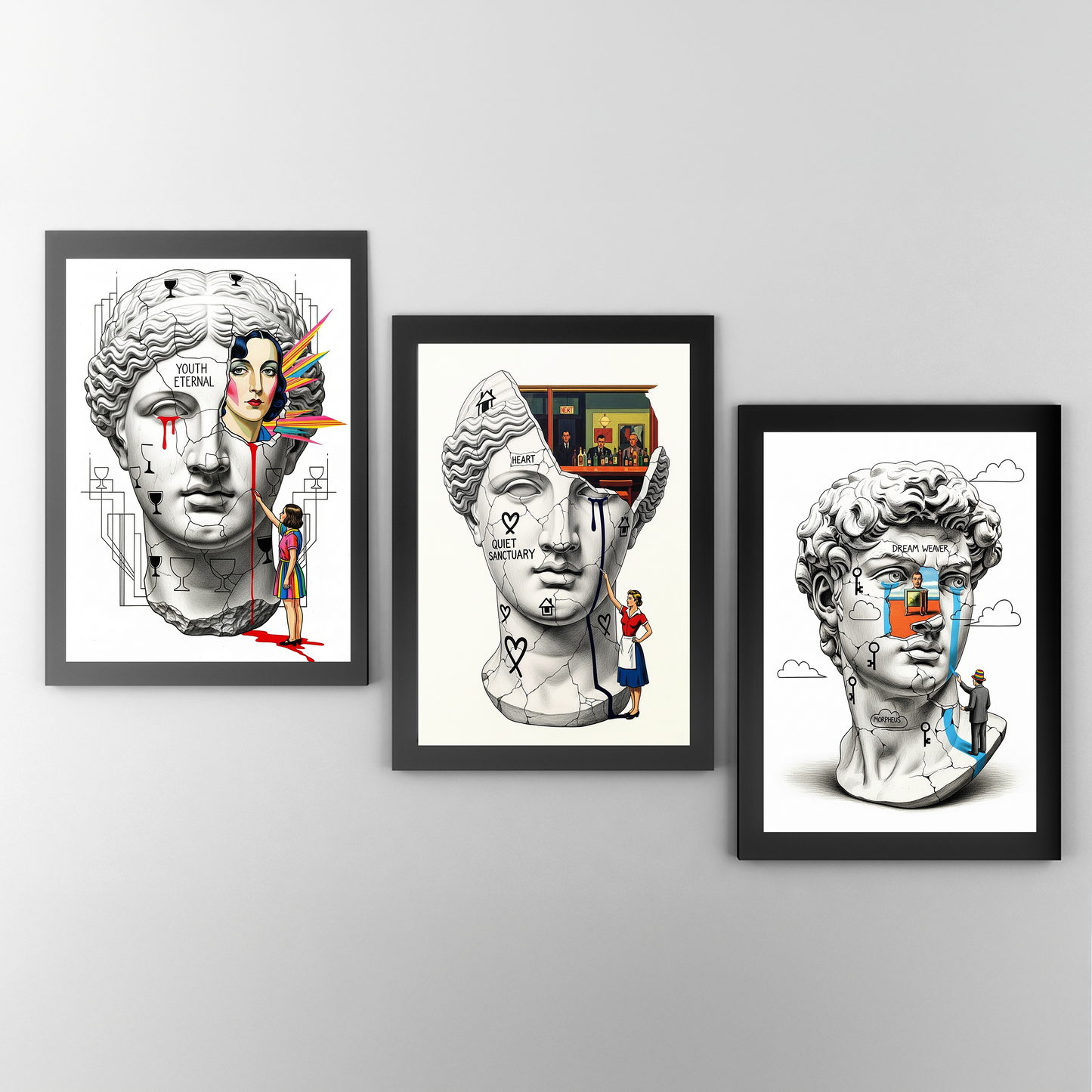 Quiet Sanctuary: Hopper Tablo Boyutlarında ve Yüksek Kaliteli Poster