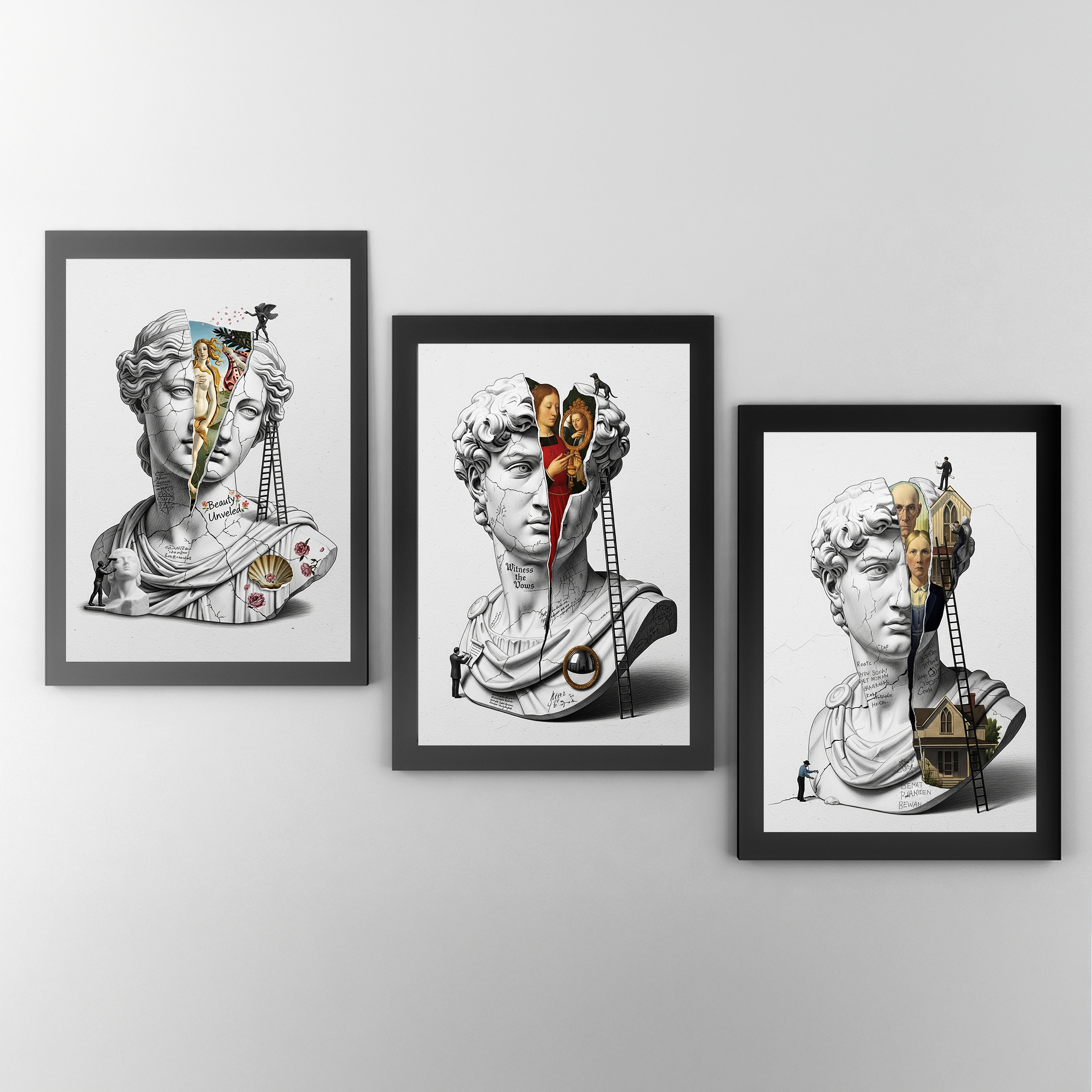 Witness the Vows — Renaissance Wedding Wall Art Print