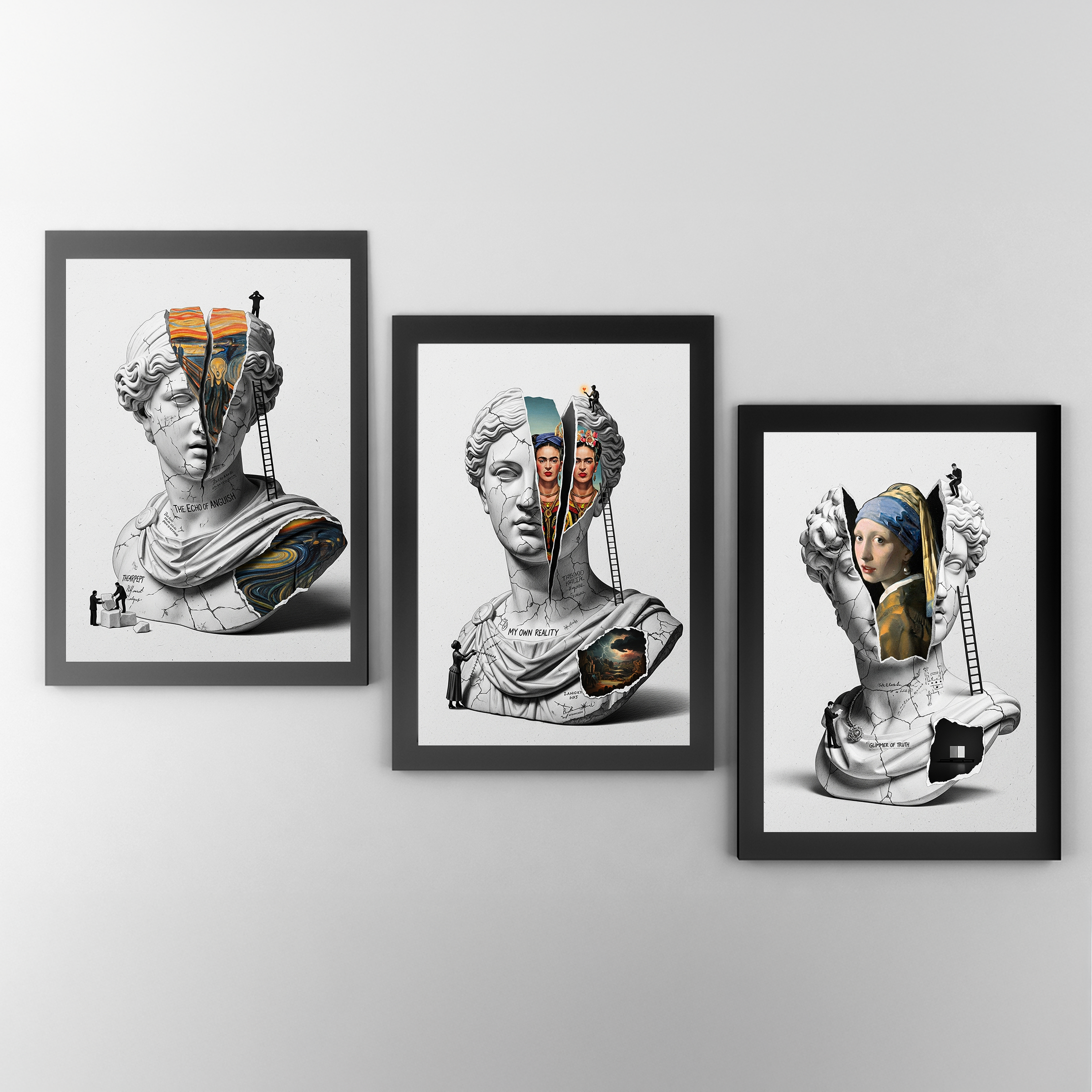 My Own Reality — Frida Kahlo Inspired Wall Art Print