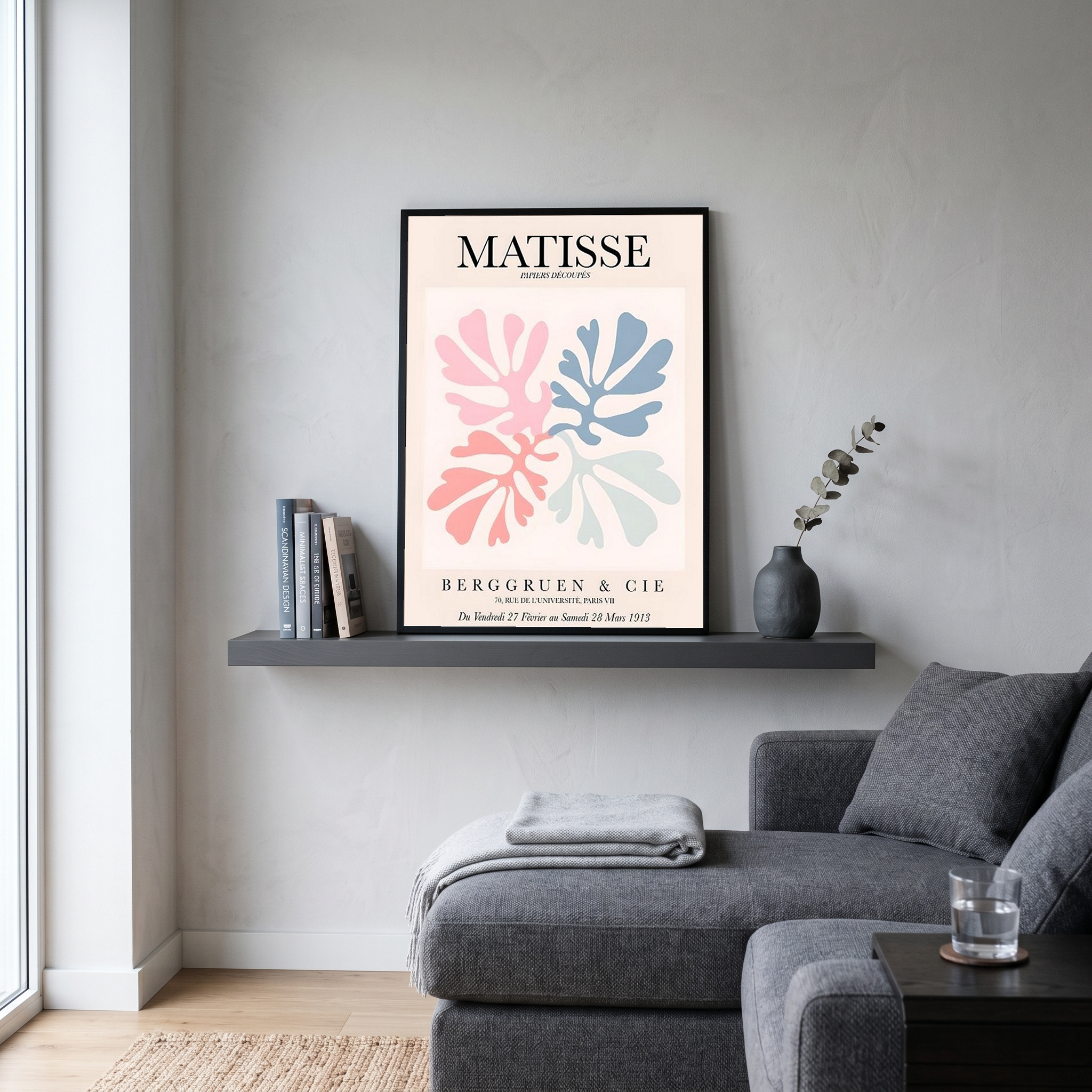 Matisse Cut-Outs Exhibition Poster — Berggruen 1953 Print