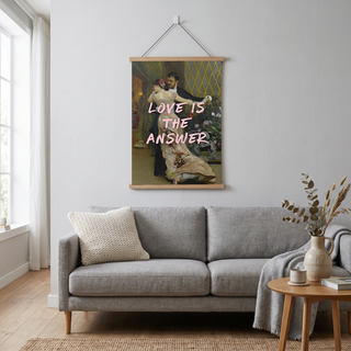 Love is the Answer Wall Art Print — Inspiring Love Quote Poster
