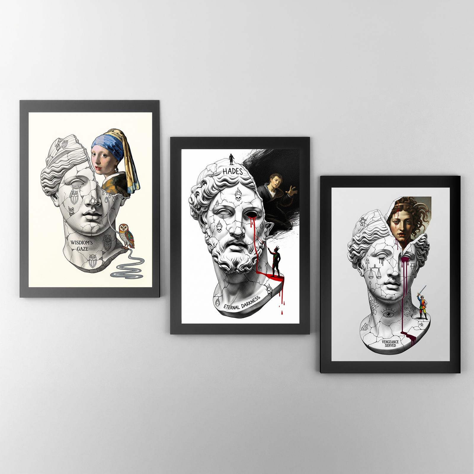 Eternal Darkness — Hades Mythology Wall Art Print