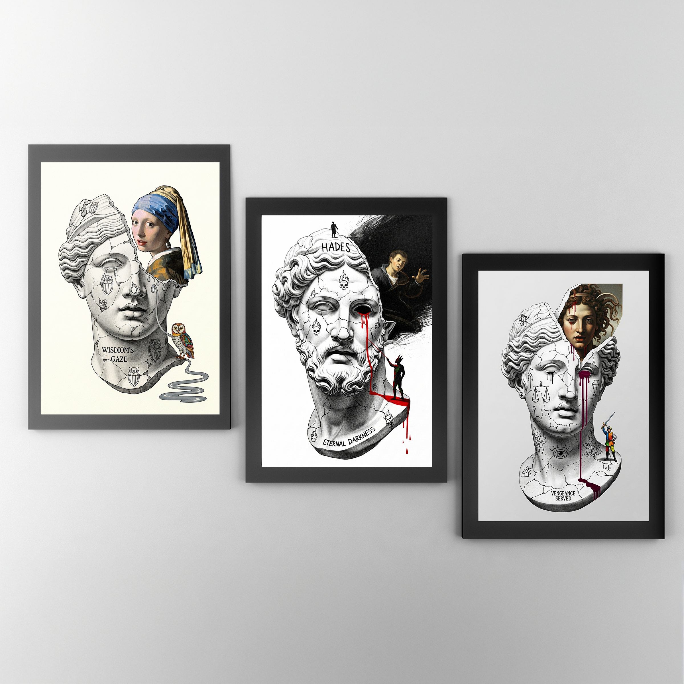 Eternal Darkness — Hades Mythology Wall Art Print