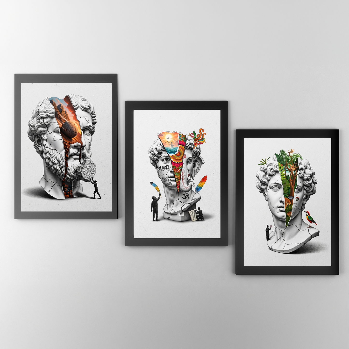 Hubris ve Ganesha Tablo Boyutlarında ve Yüksek Kaliteli Poster