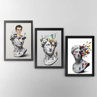 Vengeance Served Medusa V2 — Surreal Greek Mythology Wall Art Print