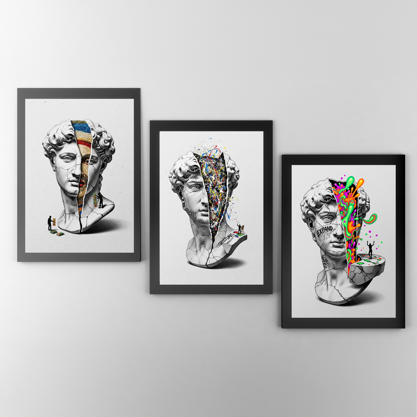 Gesture: Pollock Tablo Boyutlarında ve Yüksek Kaliteli Poster